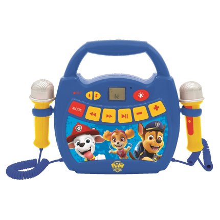 Leuchtender digitaler Karaoke-Player mit 2 Mikrofonen - PAW Patrol – Helfer auf vier Pfoten