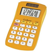 8-Digit Solar Pocket Calculator Yellow