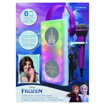 Altoparlante luminoso wireless con microfono Disney Frozen