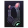 Cuffie wireless con orecchie di gatto luminose