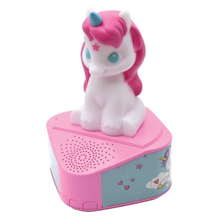 Lautsprecher mit leuchtender Einhorn-Figur