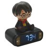 Budilka z nočno 3D lučjo Harry Potter