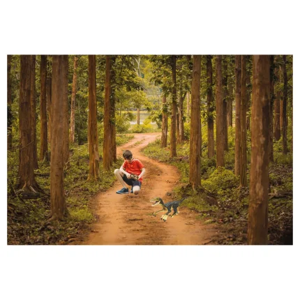 RC dinosaurus s realistickými zvukovými efekty