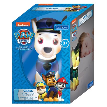 3D Design-LED-Nachtlicht 13 cm Chase - PAW Patrol – Helfer auf vier Pfoten