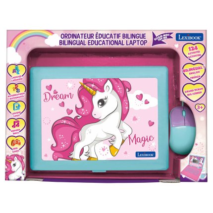 Notebook educativo francese-inglese Unicorno
