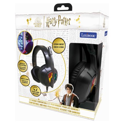 Słuchawki gamingowe przewodowe z mikrofonem Harry Potter