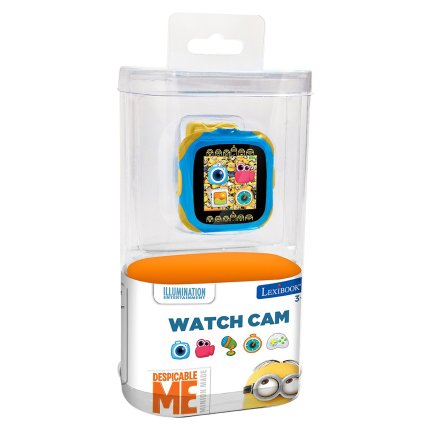 Kinder-Digitaluhr Minions mit farbigem Display