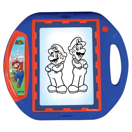 Tekeningprojector met Super Mario-sjablonen en stempels