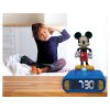 Wekker met 3D-nachtlampje Mickey Mouse