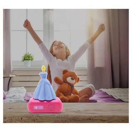 Wecker mit 3D-Nachtlicht Disney-Prinzessin Cinderella