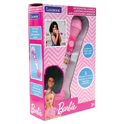 Micrófono luminoso noc melodías - Barbie