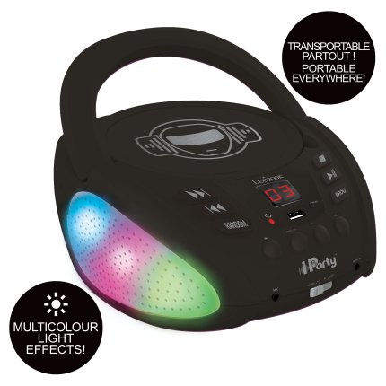 CD Player Bluetooth iluminat iParty