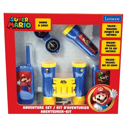 Przygodowy zestaw z krótkofalówkami walkie talkie Super Mario