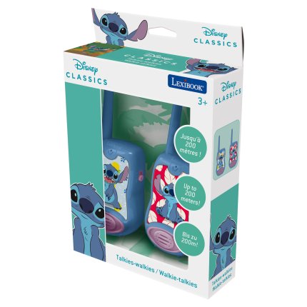 Walkie-talkie con una portata di 200 metri Disney Stitch