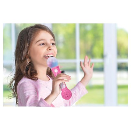 Lichtgevende microfoon Barbie met melodieën