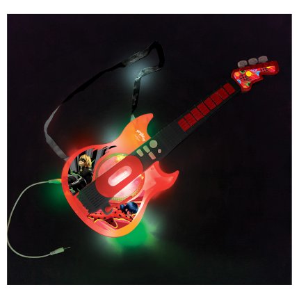 Elektronische Gitarre mit Brille und Mikrofon Miraculous: Ladybug & Cat Noir