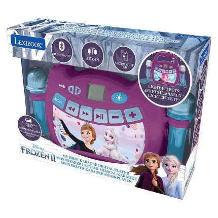Luminous Karaoke Digital Player with 2 Microphones - Disney Frozen