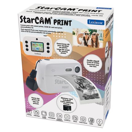 Aparat de fotografiat instant pentru copii StarCAM cu imprimantă