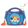 Draagbare CD-speler met 2 microfoons Baby Shark