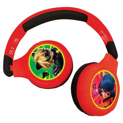 Cuffie wireless pieghevoli - Miraculous: Ladybug e Chat Noir