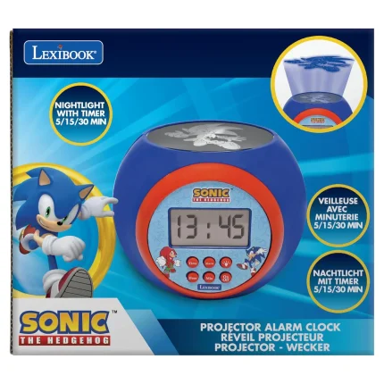 Budík s projektorom - Sonic