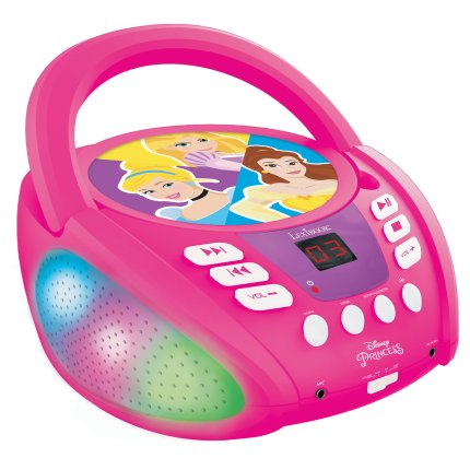 CD Player Bluetooth iluminat Prințesele Disney