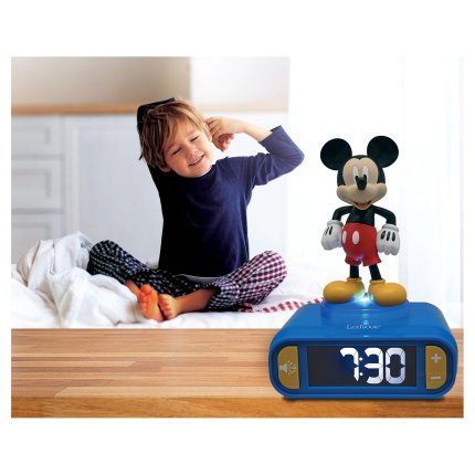 Sveglia con luce notturna 3D - Topolino