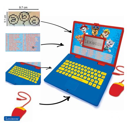Czech-English Educational Laptop - PAW Patrol