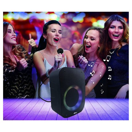 Drahtloser Bluetooth-Lautsprecher iParty mit Mikrofon