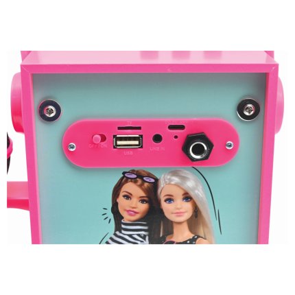 Prijenosni zvučnik s mikrofonom Barbie