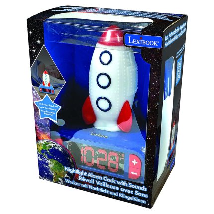 Sveglia con luce notturna 3D Missile