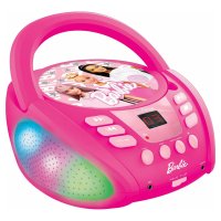 Svetleči Bluetooth CD predvajalnik Barbie