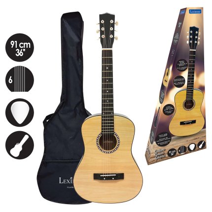 Holzakustikgitarre 36" mit Tasche