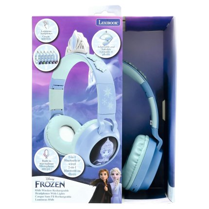 Auriculares luminosos  inalámbricos - Frozen, el Reino del Hielo