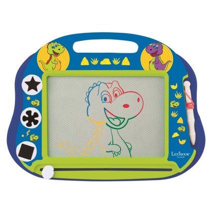 Tablă de desenat magnetică multicoloră - Dinozauri