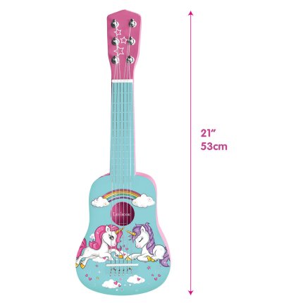 Moja pierwsza drewniana gitara 21" Jednorożec