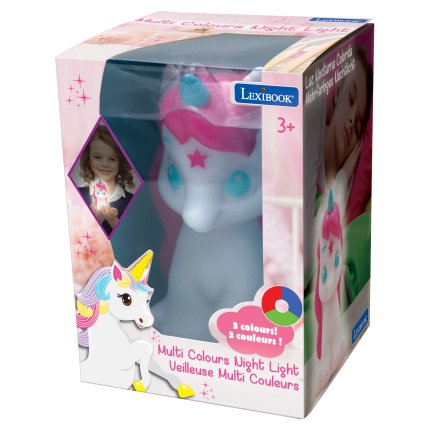 Design-LED-Nachtlicht 3D Einhorn 13 cm