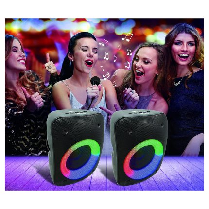 Set di altoparlanti con microfono iParty