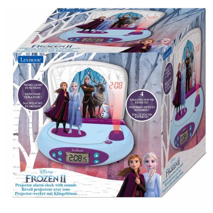 3D-wekker met projector Disney Frozen
