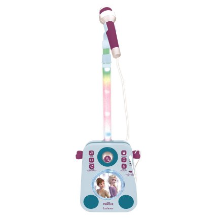 Disney Frozen Karaoke with 2 microphones and light effects