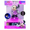 Alarm Clock with 3D Night Light - Minnie Mouse