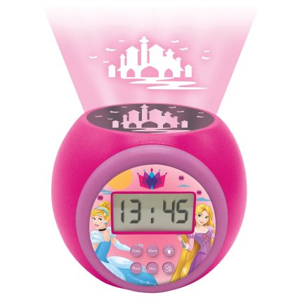 Wekker met projector - Disney Prinsessen
