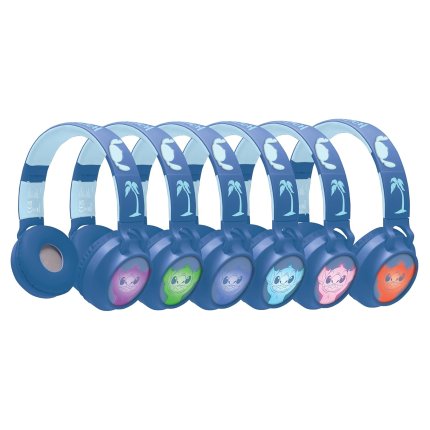 Svítící bezdrátová sluchátka - Disney Stitch