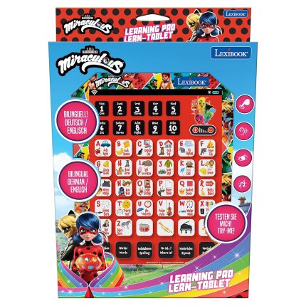 German-English Educational Tablet - Miraculous: Ladybug & Cat Noir