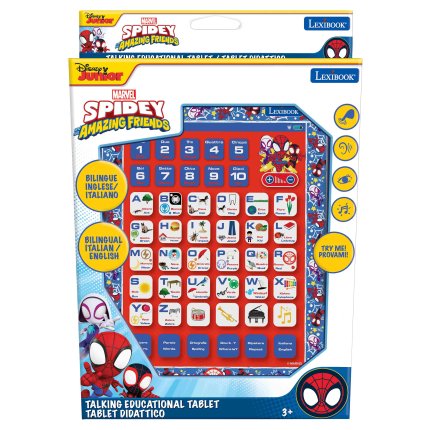 Italian-English Educational Tablet - Spidey & His Amazing Friends