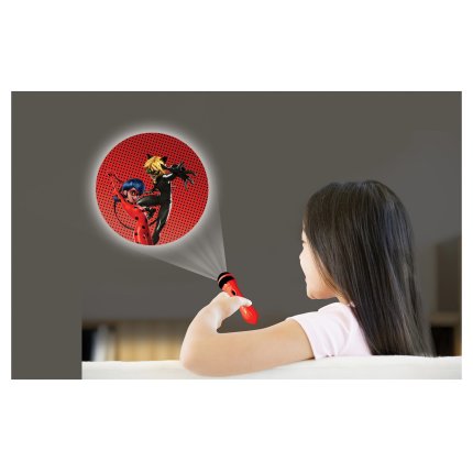 Torcia con proiettore Miraculous: Ladybug