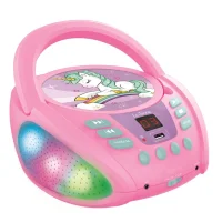 Svietiaci Bluetooth CD prehrávač - Jednorožec