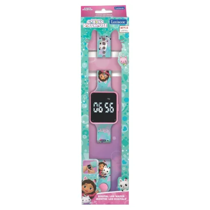 LED hodinky - Gábinin kouzelný domek