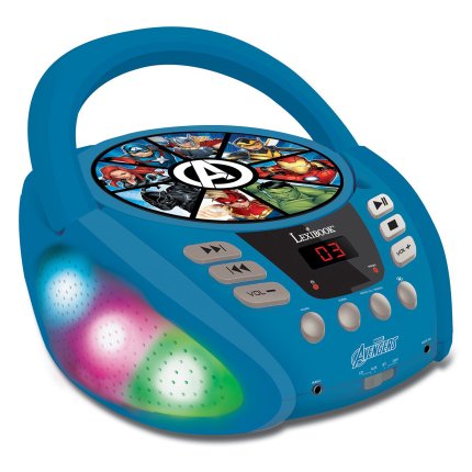 Lettore CD Bluetooth con luci - Avengers