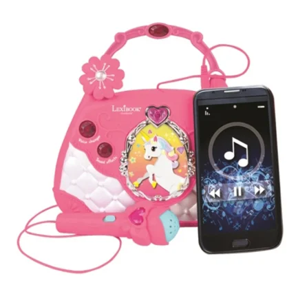 Kabelka s reproduktorem a mikrofonem - Jednorožec